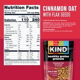 Kind Healthy Grains Granola Variety Pack, Gluten Free, Healthy Snack Mix, Peanut Butter, Cinnamon Oat, Oats & Honey, 5-10g Protein, 11oz, 3 Count
