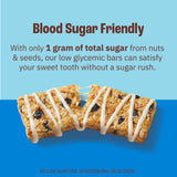 Granola Bar Blueberry Almond Vanilla | Munk Pack Low Carb Keto & Plant Based Snacks | Non-GMO | Low Sugar, Erythritol Free Snack and Breakfast Bars |
