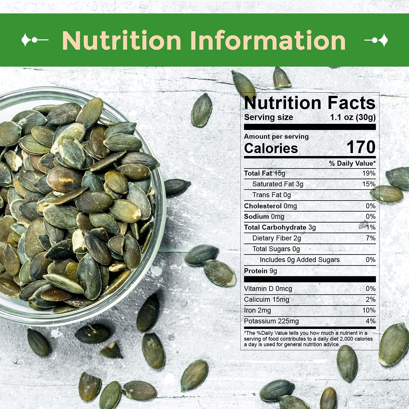 Sincerely Nuts - Raw Unsalted Shelled Pepitas Pumpkin Seeds | Healthy Antioxidant All Natural Snack Food or Toppings | Vegan, Kosher, Gluten Free Food