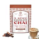 Leely Chai Co. Chocolate Masala Chai Loose Leaf. Real chocolate pieces. Small Batch, Black Tea & Whole Spices, Authentic Brew or Steep, 5OZ, 20 Cups