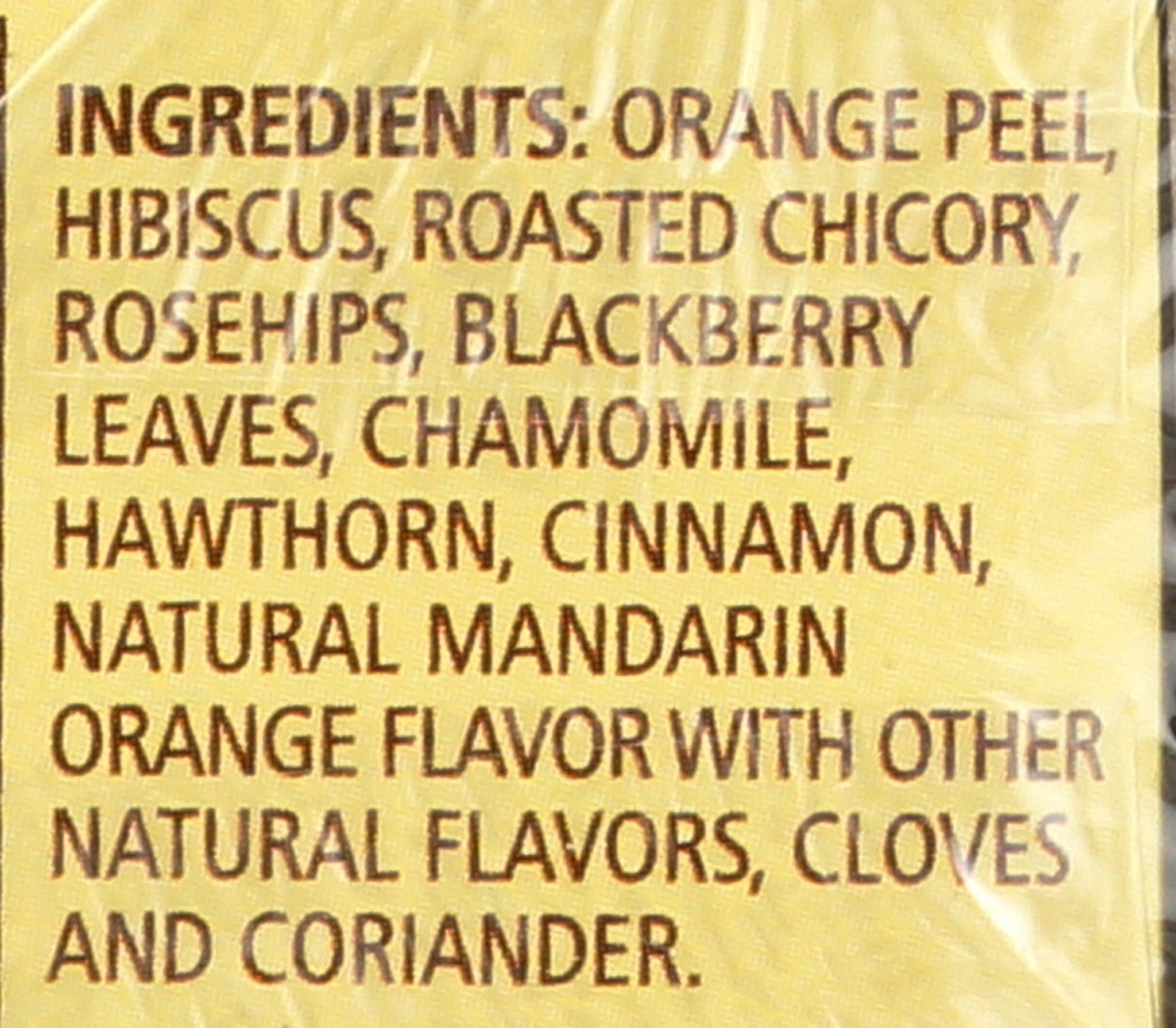 Celestial Seasonings Mandarin Orange Spice Herbal Tea, 20 Count