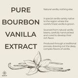 BRBON 4oz Pure Vanilla Extract | Made from Premium Madagascar Bourbon Vanilla Beans | Pure Extract Perfect for Baking, Cooking & Desserts | Non-GMO