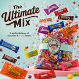 Bulk Pinata Candy & Chocolate Variety Pack, 12 Lb Individually Wrapped Mix