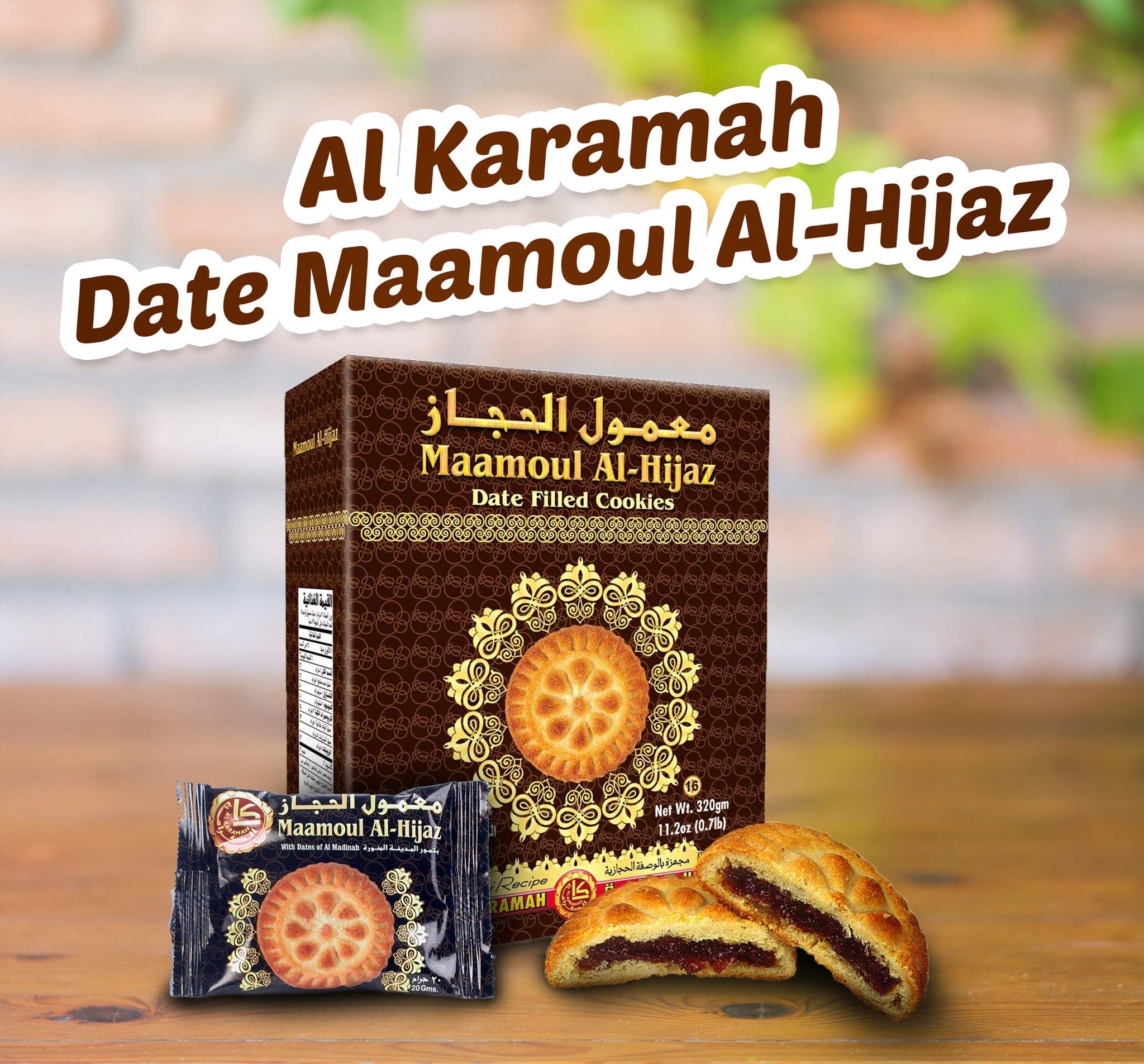 Mamoul Cookies, Maamoul Date Filled Cookies, Maamoul Cookies With Premium Saudi Dates Al-hijaz 100% All-natural, Arabic Sweets, Date Snacks 320g
