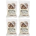 Stephanie Made In USA Pack of 4 Milk Chocolate Toffee Covered Christmas Pretzels (1lb total) 4 Ounces