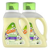 Gain Botanicals Plant Based Laundry Detergent, White Tea & Lavender, 46 Fl Oz (Pack of 2)