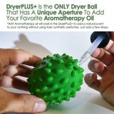 DryerPlus Dryer Balls XL | The BEST Made Reusable Non Toxic Laundry Softener & Wrinkle Release | Replaces Fabric Softener Liquid, Dryer Sheets & Wool