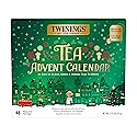 NEW Twinings Tea Advent Calendar Gift Set, 24-Day Holiday Sampler with Black, Green & Herbal Teas, Christmas Countdown Box for Tea Lovers, Brew Joy