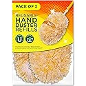 Millifiber Microfiber Reusable Refills for Swiffer Hand Duster, 360 Degree Dry Duster Heavy Duty Refills, 2-Pack (Handle is Not Included) Air Dry Only