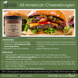 Culinary Genie Salt-Free All-American BBQ Seasoning Blend - Savory Grill Rub with a Hint of Smoke, No Salt or Sugar Added