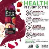 O2 Living Juice Cold Pressed Drink - Red Radiance Organic Juice Pack - No Added Sugar or Water, Naturally Sweetened from Fruits, Rich in Nutrients