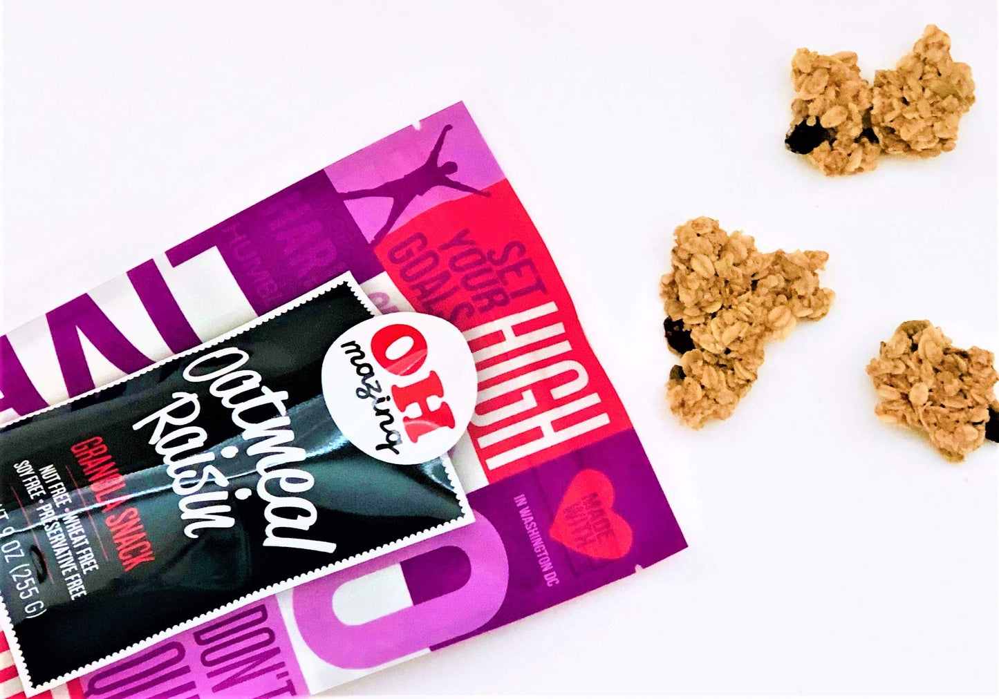 Oh-Mazing Granola Snack, Gluten-Free, Nut-free, No Soy, No Preservatives, Small Batch, 3 Count, 9 oz Bags (Mixed Variety)