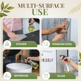 Cleaning Tablets for Spray Bottle Multi Surface Cleaner Refill Pods Eco Friendly Non Toxic Lemon Scent Plant Based (4 Pack)