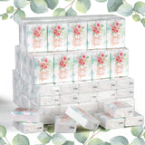 YHNTGB 120 Pack Bible theme facial tissues Individual tissue pack bulk Christian pocket size travel tissue with Floral Pattern for Holiday travel