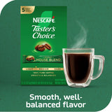 Nescafe Taster's Choice Decaf Instant Coffee, House Blend, 0.52 Ounce (Pack of 60 -12x5 pcs)