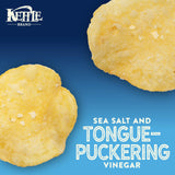 Kettle Brand Potato Chips, Air Fried Sea Salt & Vinegar Kettle Chips, 6.5 Oz Bag