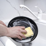 Superio Miracle Microfiber Scrubbing Sponge, Yellow Extra Scrubbing Power Sponge for Kitchen, Sink, Pot, Pan and Dish Washing, Super Absorbent