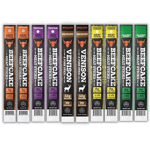 BEEFCAKE Jerky Stick Sampler