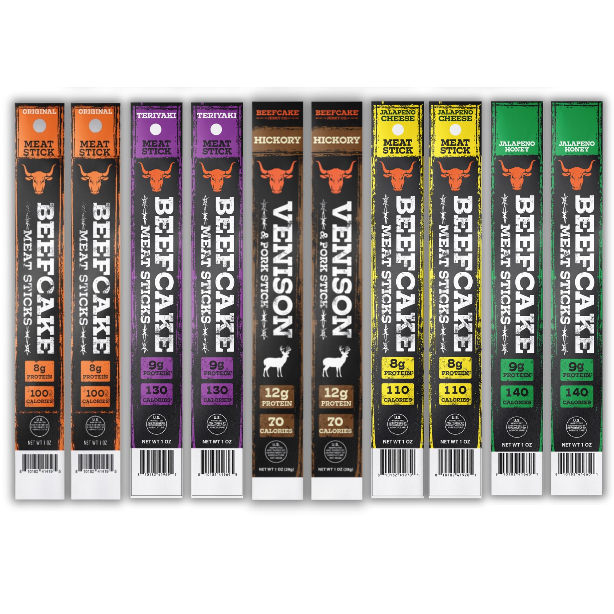 BEEFCAKE Jerky Stick Sampler