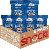 Nut Harvest Flavored Cashews, Doritos Cool Ranch, 3 oz Bags (6 Pack), 5g Protein Per Serving