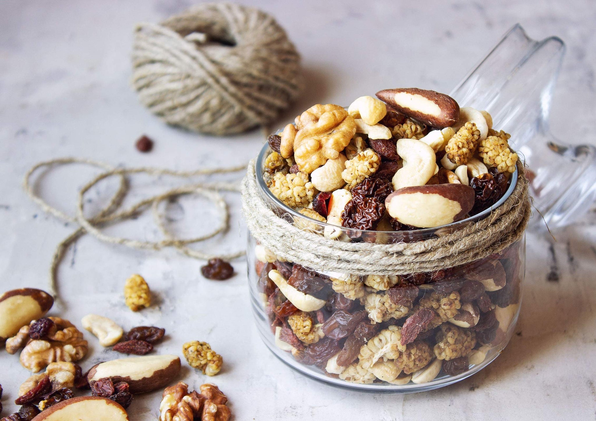 Super Nuts and Berries Trail Mix, 1 Pound - Raw Organic Nuts and Berries including Cashews, Walnuts, Brazil Nuts, Raisins, Mulberries, Golden Berries