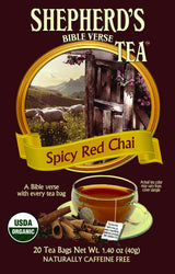 Organic Spicy Red Chai Bible Verse Tea