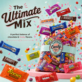 Bulk Pinata Candy & Chocolate Variety Pack, 2 Lb Individually Wrapped Mix