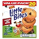 (Value Pack) Little Bites Chocolatey Chip Muffins, 20 individual packs, (1.5 oz each), Made with Real Chocolate Chip Mini Muffins, 30 oz Multipack