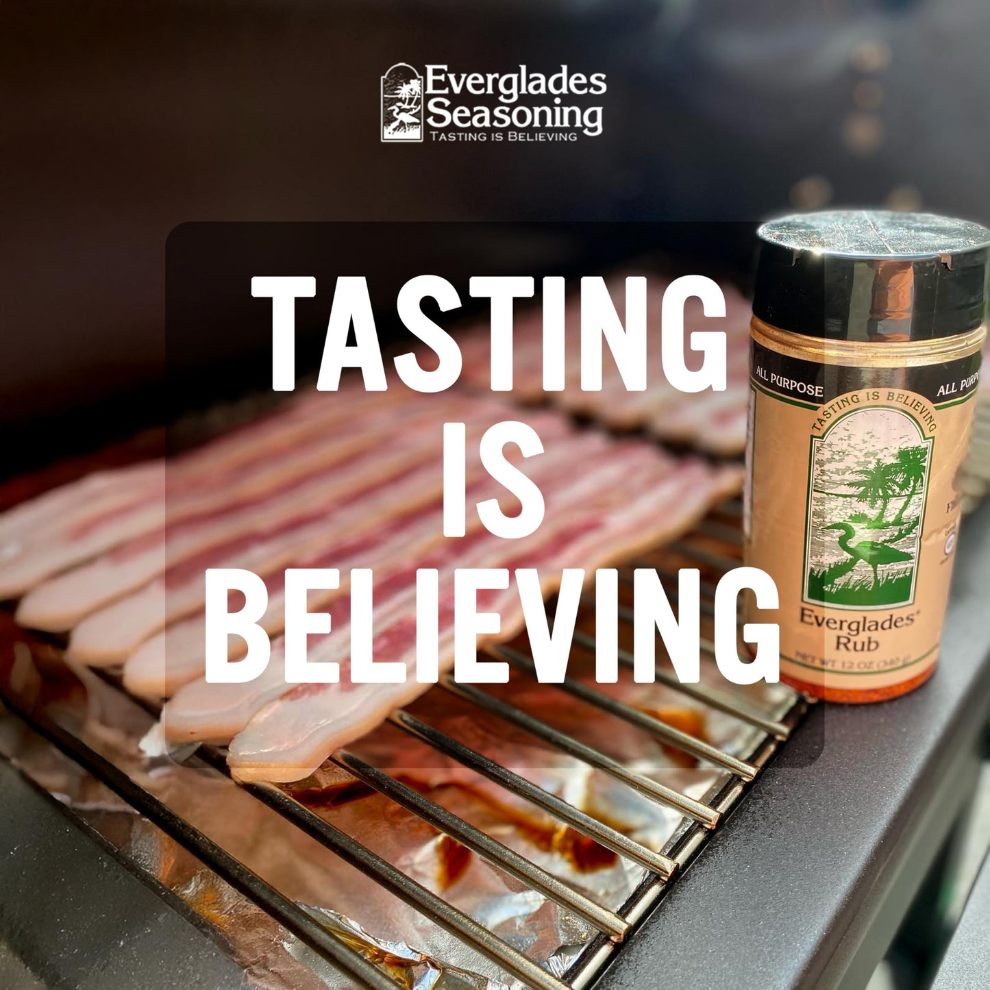 Everglades Rub Seasoning - Sweet & Spicy Blend for Pork, Beef, Poultry, Wild Game - 6 oz