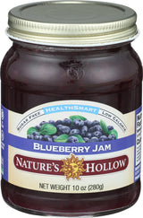 Nature's Hollow Blueberry Jam: Sugar Free Jam and Preserves, Low Cal, Non GMO, Keto Jam, Vegan, Gluten Free, and Diabetic Friendly - Sugar Free Jelly