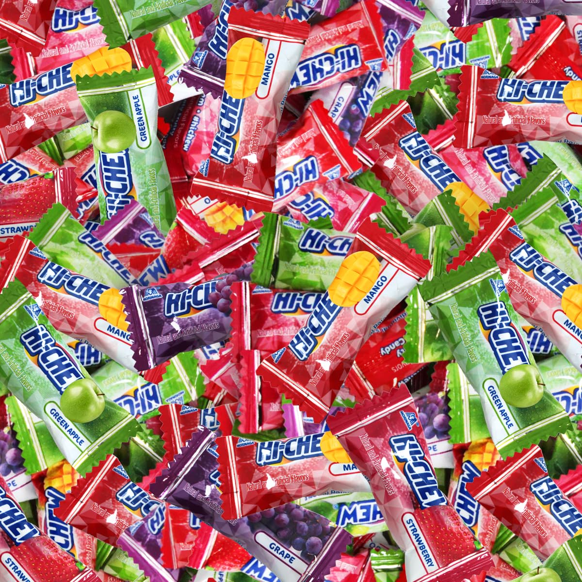 Hi Chew Candy Bulk 2lb Pack - Candy Variety Pack - Japanese Snacks with Four Delicious Flavors - For The Perfect Party - Ideal For Friends and Family