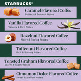 Starbucks K-Cup Coffee Pods, Flavored Hot or Iced Coffee, Variety Pack, 60 Keurig Pods