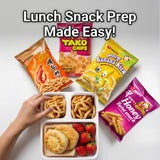 Nongshim Korean Variety Snack Pack, Original Shrimp Crackers, Honey Twist Snack, Banana Kick, Tako Chips, Variety Pack, Snacks for Kids, Sport Event
