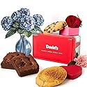 David’s Cookies Gluten-Free Cookies & Brownies in Sweet Sampler Tin - Freshly Baked Classic Chocolate Chip Cookies & Fudgy Brownies - Gourmet Bakery