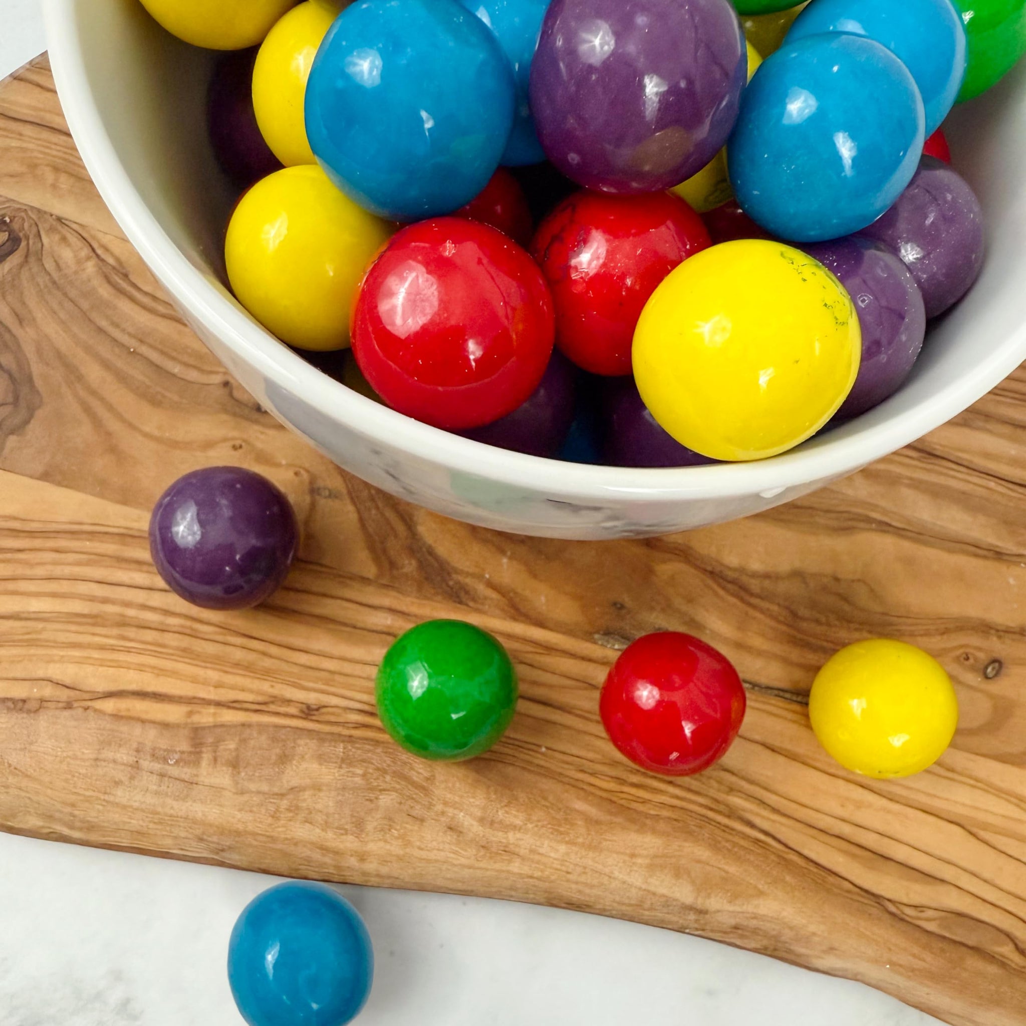 Blow Pop Gumballs, 1 Inch Gumballs, Approx. 65 Pieces, 1.5lb Bulk Bag, Assorted Fruit Flavored Bubble Gum, Gumball Machine Refills