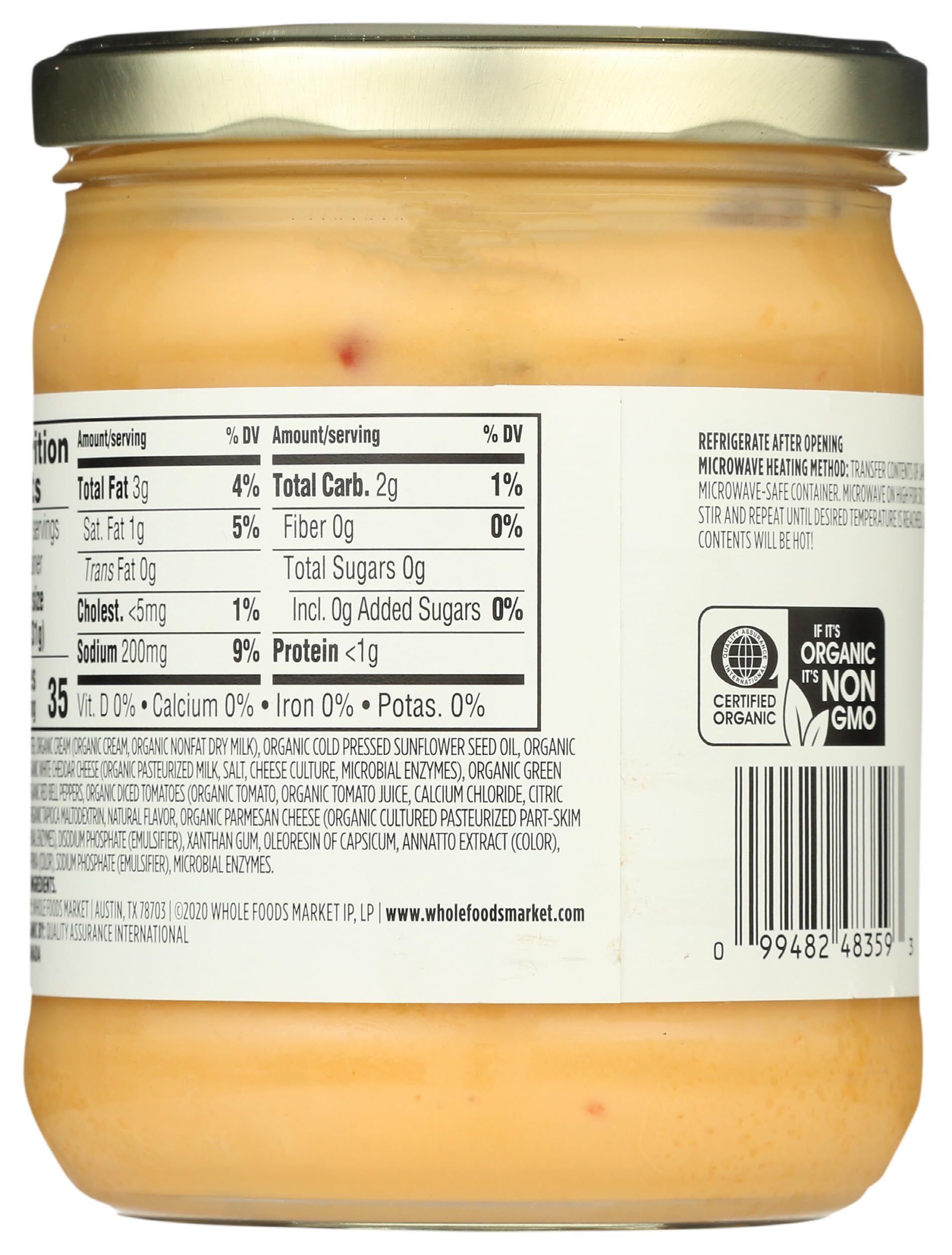 365 by Whole Foods Market, Organic Salsa Con Queso, 15 Oz