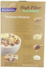 Barbara's Bakery High Fiber Cereal Flax and Granola - 12 oz