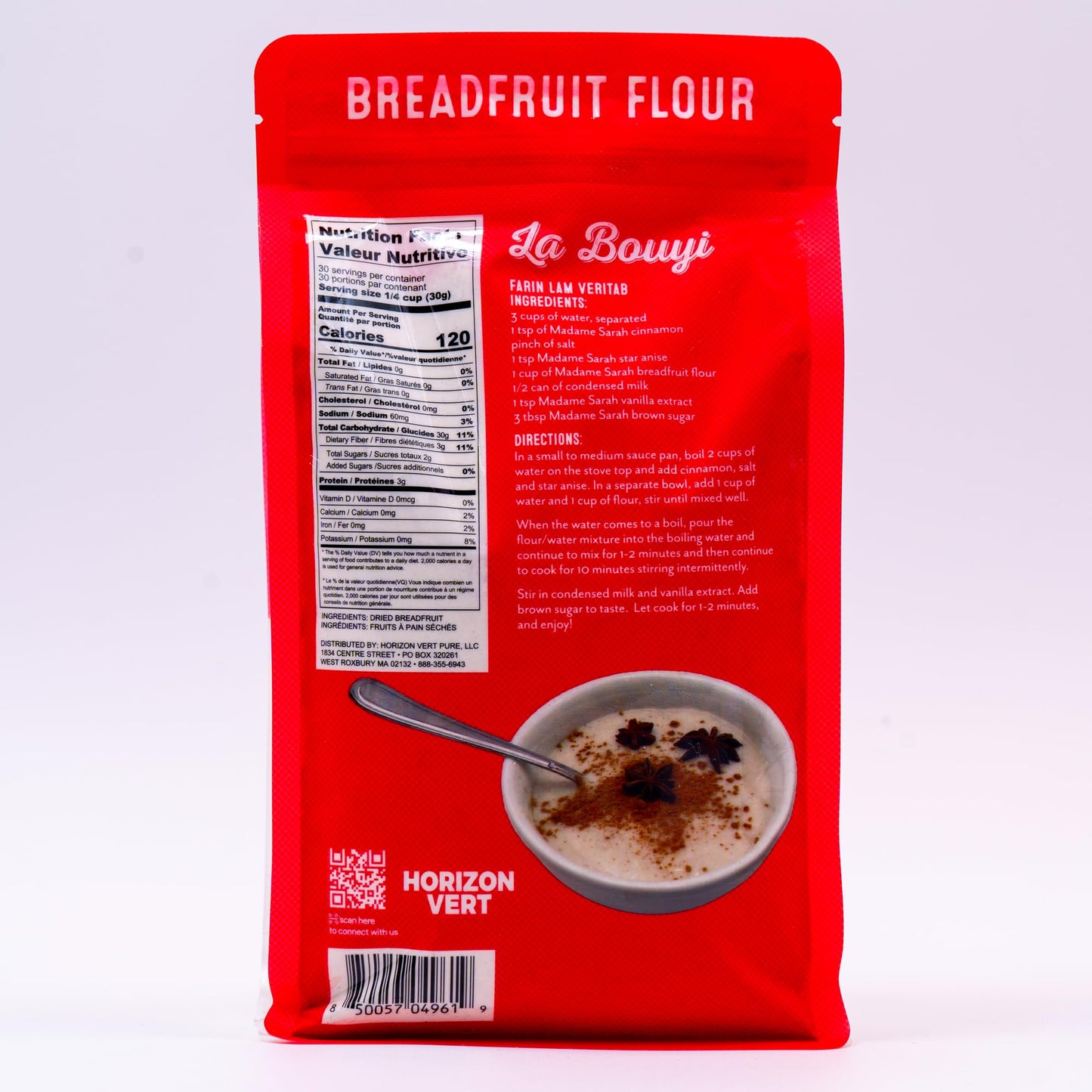 Madame Sarah Breadfruit Flour | Gluten-Free, Plant-Based, Nutrient-Rich | 1.5 lb