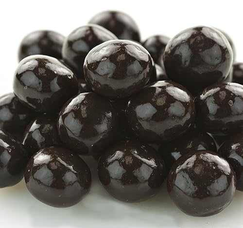 Kauffman Orchards Dark Chocolate Covered Malt Balls Candy, Bulk 1.5 Lb. Bag (1.5 Pound Bag)