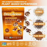 Drizzilicious Mini Flavored Rice Cakes S'mores - Rice Crisps, Healthy Snack for Adults and Kids, Vegan, Gluten Free Snack, Allergen Free, Only 90