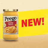 Prego Cheesy Bacon Cheddar Cheese Sauce, 14.5 oz Jar