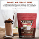 Chatfield’s All Natural Carob Powder 16-oz Pouch, Sweet and Delicious, Premium Quality, Caffeine-Free, Gluten-Free, Vegan, Kosher, Non-GMO Verified - (2 Pack)