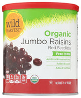 Wild Harvest, Organic Raisins Cannister, 15 Ounce