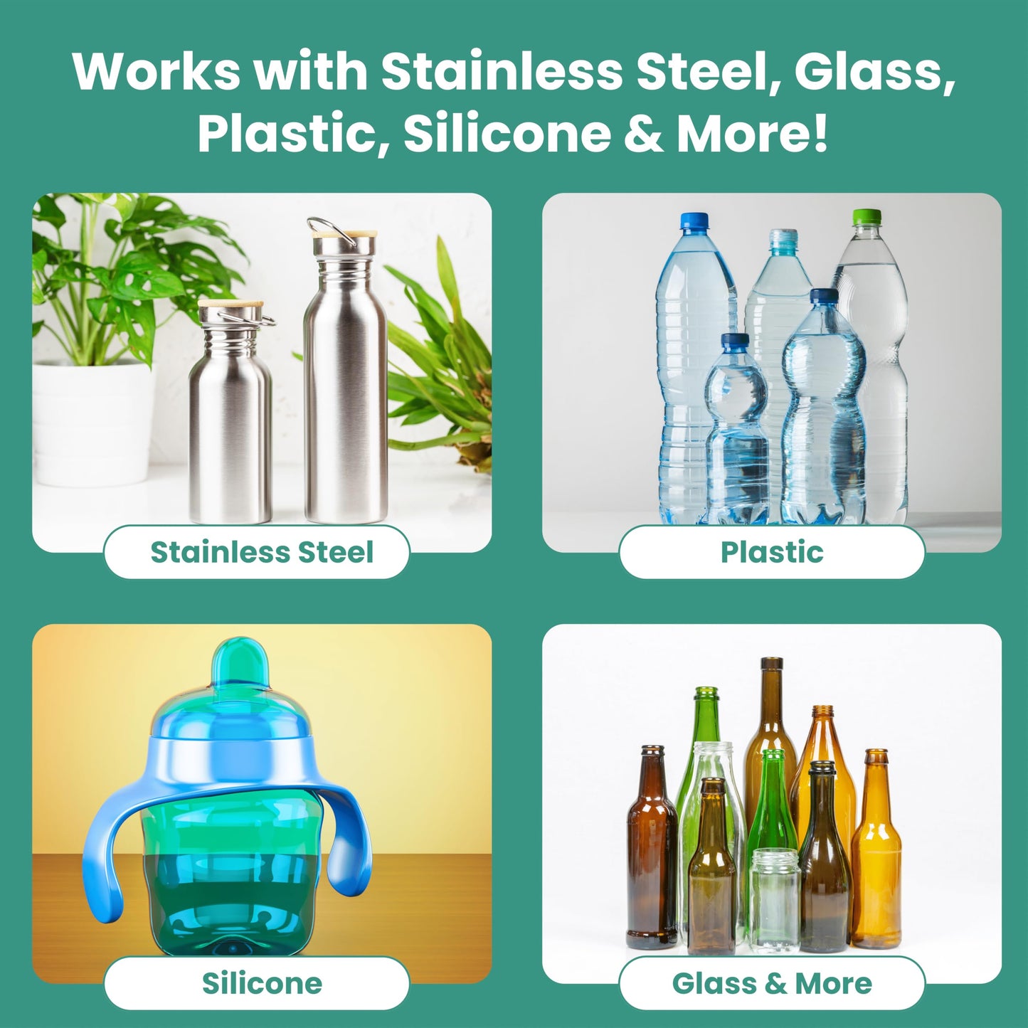 Salem’s Elite 48 Effervescent Water Bottle Cleaning Tablets | Tumbler Cleaning Tablets | Deodorizes & Removes Stains on Stainless Steel, Tumblers