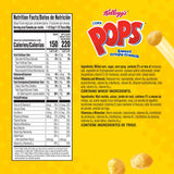 Corn Pops Cold Breakfast Cereal, 8 Vitamins and Minerals, Kids Snacks, Large Size, Original, 13.1oz Box (1 Box)