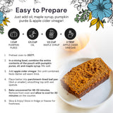 eat G.A.N.G.S.T.E.R. Pumpkin Bread Mix, Allergy-Friendly Baking Mix, Grain-Free, No Dairy, Nuts, Gluten, Dairy, For Paleo & AIP Diets, Seasonal Loaf, Doughnuts, Breakfast, Healthy Snack, Dessert