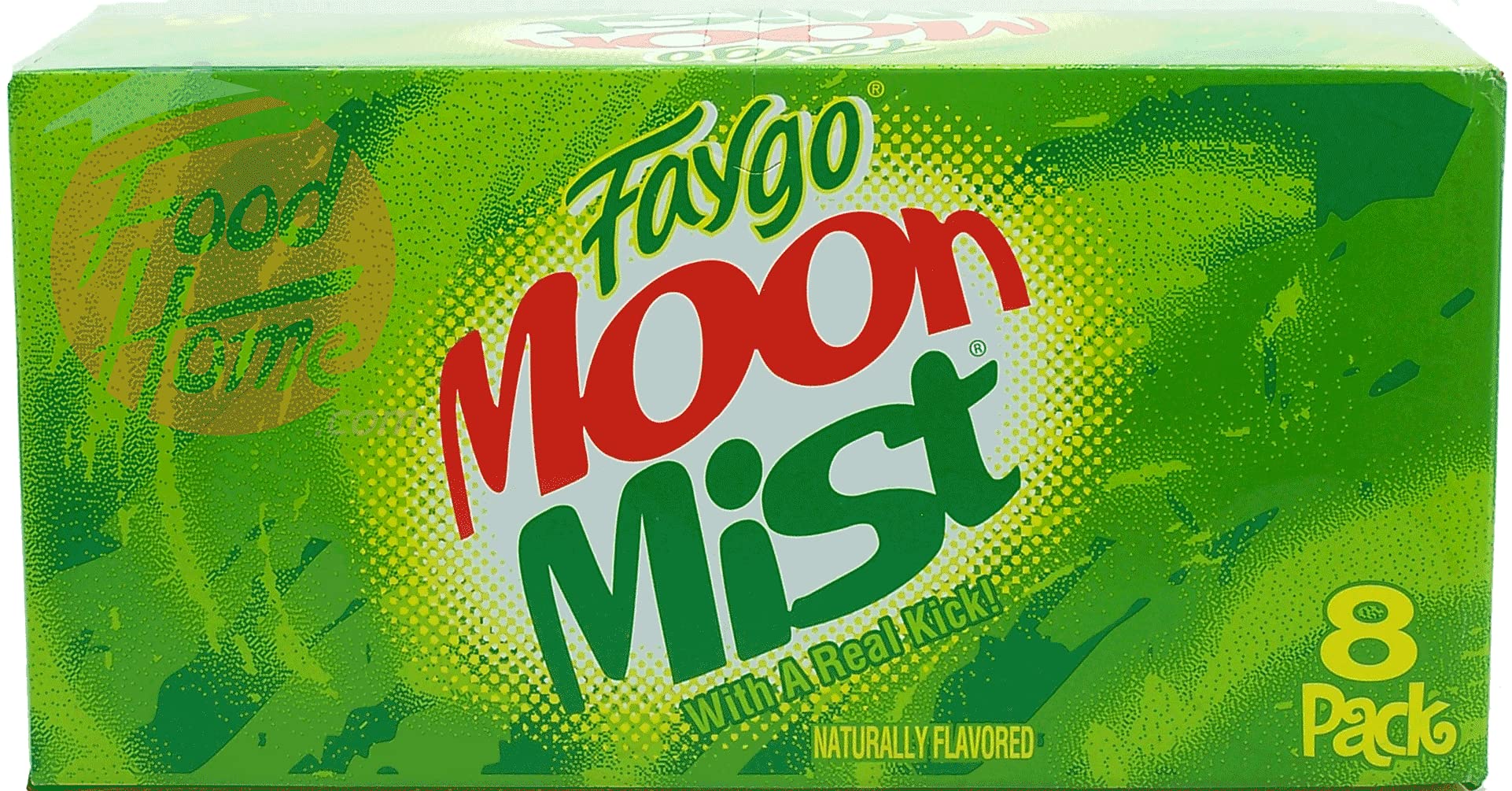 Faygo Moon Mist! citrus flavored soda pop. 8-pack 12-fl. oz. cans in box (1)