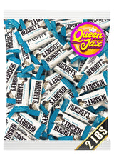 Hershey's Cookies 'n' Creme Snack Size Bars - 2 Pound (32 oz) - Hershey's Bulk Candy - Individually Wrapped Chocolate - By Queen Jax