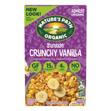 Natures Path, Cereal Sunrise Crunchy Vanilla Gluten Free Organic, 10.6 Ounce