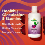 Dynamic Health Certified Organic Beetroot Juice Concentrate Dietary Supplement, No Added Sugar, Artificial Colors, Preservatives, BPA-Free